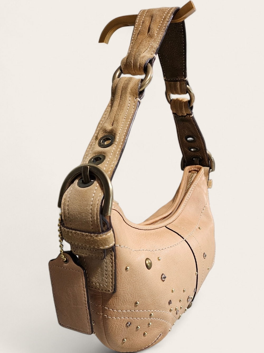 Coach SOHO 2005 Vintage Limited Edition Set w/Bronze Studs/Swarovski Stones - Picture 4 of 16